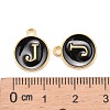 Golden Plated Alloy Charms X-ENAM-S118-02J-3