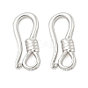 925 Sterling Silver Hook Clasps STER-S012-03A-P-1