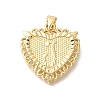 Rack Plating Brass Pendants KK-I722-09G-J-1