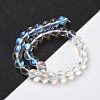Synthetic Moonstone Beads Strands G-P528-J01-13-2