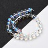 Synthetic Moonstone Beads Strands G-P528-J01-13-2
