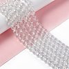 Electroplate Glass Bead Strands EGLA-R040-8mm-15-2