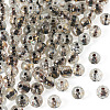 100Pcs Crackle Transparent Glass Beads GLAA-TADJ0001-12B-1