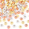 150Pcs Opaque Resin European Beads RESI-TA0004-61A-3