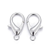 Platinum Plated Zinc Alloy Lobster Claw Clasps X-E107-P-NF-3