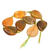 Natural Banded Agate/Striped Agate Beads Strands GG-CBAE0EB-01A-09-3