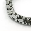 Fashion Non-Magnetic Synthetic Hematite Stretchy Bracelets BJEW-K001-02A-2