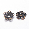Tibetan Style Alloy Bead Caps LS-X-RLF10597Y-NF-2