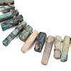 Natural Chrysocolla Beads Strands G-F829-A05-01-3