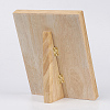 Wood Necklace Displays NDIS-E020-03-4
