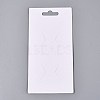 Cardboard Paper Jewelry Display Cards for Hair Clip Storage CDIS-N004-11-2