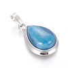 Natural Agate Pendants G-L512-C26-2