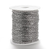Soldered Brass Cable Chains KK-S332-19P-2