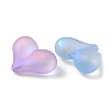 Transparent Spray Painted Acrylic Beads X-MACR-M026-02-3