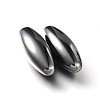 Magnetic Synthetic Hematite Oval Beads G-P079-07C-1