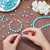 Synthetic Howlite Bead Strands G-AR0003-51-3
