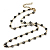 Ion Plating(IP) Golden 304 Stainless Steel Heart Link Chain Necklaces NJEW-E098-02G-04-1