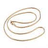 304 Stainless Steel Necklaces NJEW-E080-17G-1
