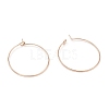 Ion Plating(IP) 316L Surgical Stainless Steel Hoop Earring Findings STAS-D164-01RG-2