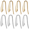 80Pcs 2 Colors 304 Stainless Steel Hoop Earrings Finding FIND-SC0012-48-1
