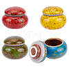 CHGCRAFT 4Pcs 4 Colors Handmade Porcelain Storage Containers CON-CA0001-007-1