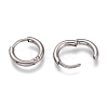 201 Stainless Steel Huggie Hoop Earrings EJEW-O095-05-19-3