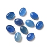 Natural Blue Agate Cabochons G-F605E-10B-1