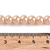 Baking Paint Pearlized Glass Pearl Round Bead Strands X-HY-Q003-6mm-18-5