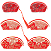 6Pcs 3 Style Polyester Gift Packing Pouches ABAG-NB0001-27-1