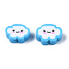 Handmade Polymer Clay Beads X-CLAY-N008-033C-2