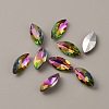 Glass Rhinestone Cabochons RGLA-WH0001-08I-2
