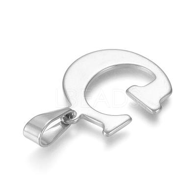 Tarnish Resistant 304 Stainless Steel Pendants STAS-F106-95P-G-1