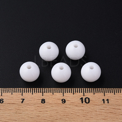 Opaque Acrylic Beads MACR-S370-C12mm-01-1