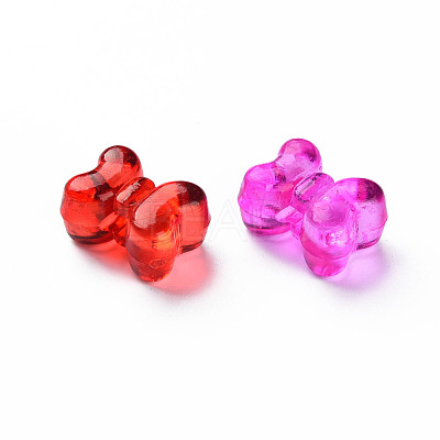 Transparent Acrylic Beads MACR-N013-004-1