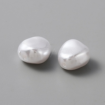 ABS Plastic Imitation Pearl  Beads KY-WH0036-30-1