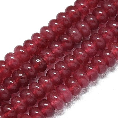 Natural Malaysia Jade Beads Strands G-B165-G01-5x8mm-22-1