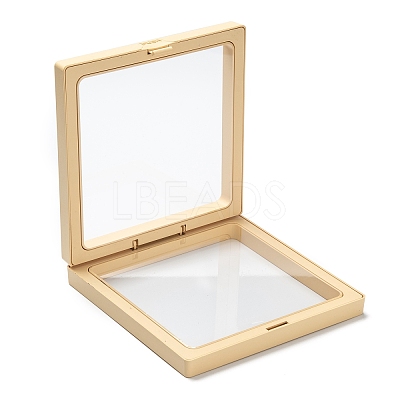 Square Transparent PE Thin Film Suspension Jewelry Display Box LS-CON-D009-01C-01-1