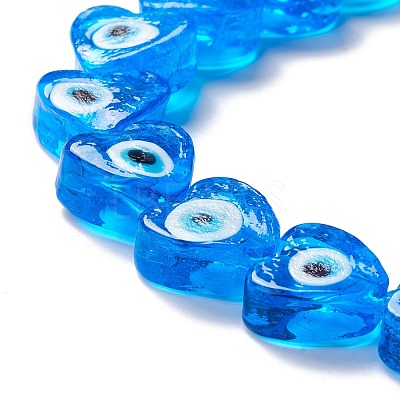 Handmade Evil Eye Lampwork Beads LAMP-F021-02A-1
