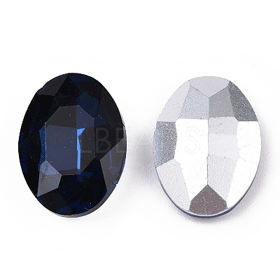 Pointed Back Glass Rhinestone Cabochons RGLA-T080-8x10mm-13-1