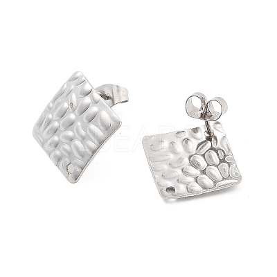 304 Stainless Steel Stud Earring Finding LS-STAS-Z091-02P-01-1