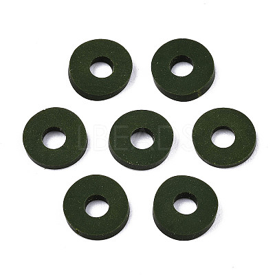 Handmade Polymer Clay Beads CLAY-Q251-8.0mm-81-1