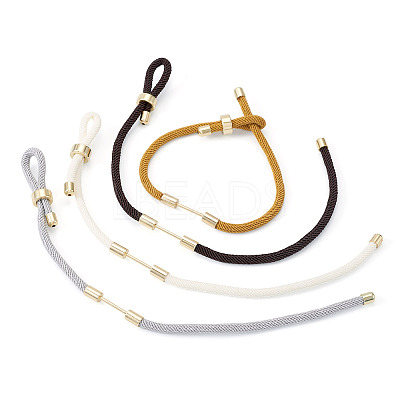 4Pcs 4 Colors Braided Nylon Cord Bracelet Making MAK-TA0001-26B-1