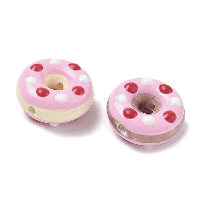 Handmade Porcelain Enamel Beads PORC-K003-09D-1