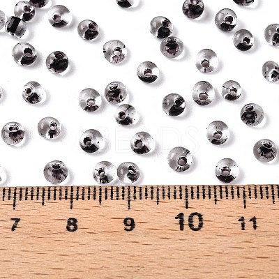 6/0 Inside Colours Transparent Glass Seed Beads X1-SEED-T007-07A-1