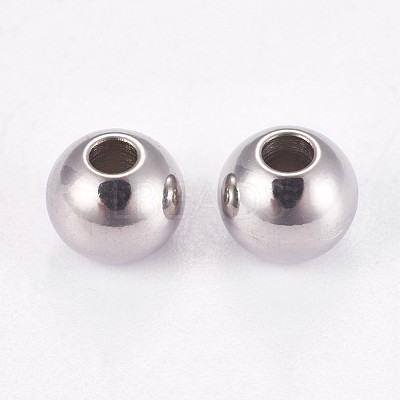 Tarnish Resistant 202 Stainless Steel Rondelle Spacer Beads STAS-F094-06B-P-1-1