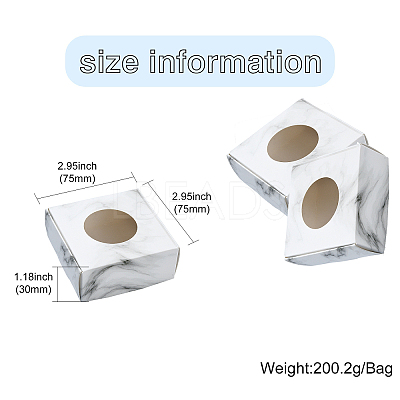 1Pc Rectangle Resin Open Back Bezel DIY-CJ0002-31-1