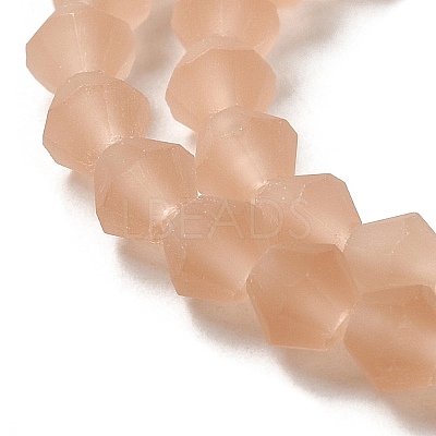 Imitate Austrian Crystal Frosted Glass Beads Strands EGLA-A039-T3mm-MD12-1