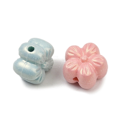 UV Plating Opaque Acrylic Beads OACR-B031-31-1