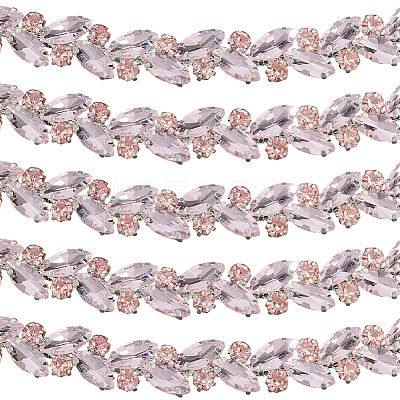 1Yards Iron Rhinestone Cup Chains DIY-CY0002-03-1