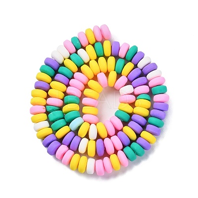 Handmade Polymer Clay Beads Strands CLAY-N008-008L-1